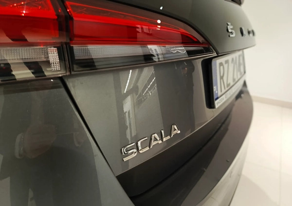 Skoda Scala cena 114800 przebieg: 6100, rok produkcji 2023 z Wojnicz małe 211